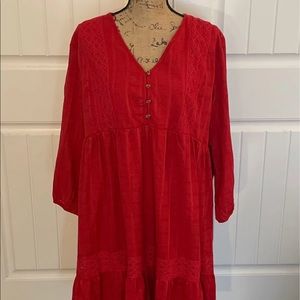 Knox Rose Red Midi Dress